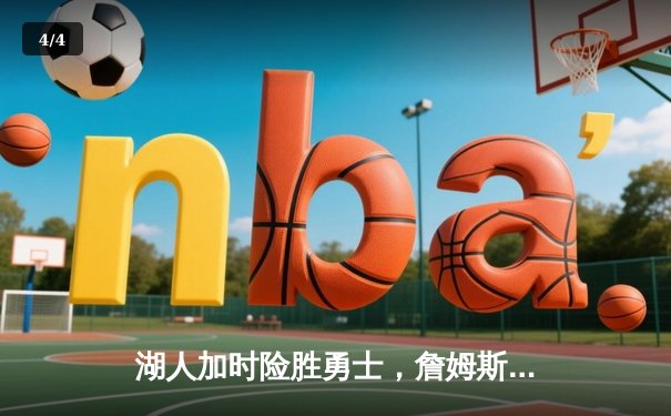 湖人加时险胜勇士，詹姆斯三双力挽狂澜，库里空砍42分 - 4